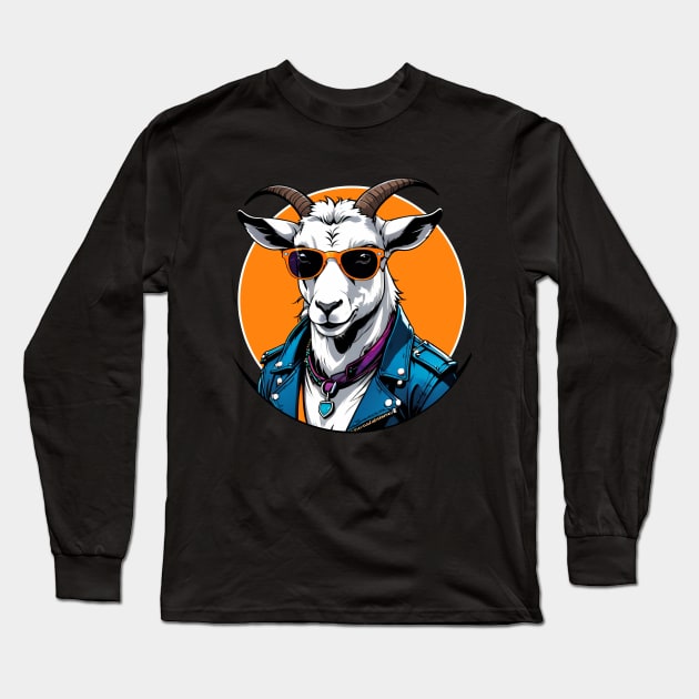 Cool Goat Long Sleeve T-Shirt by Benares